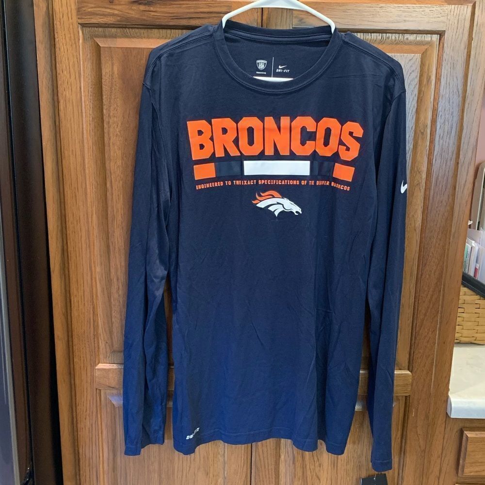 NWT! Large- NFL Denver Bronco, Nike Dri-Fit Shirt